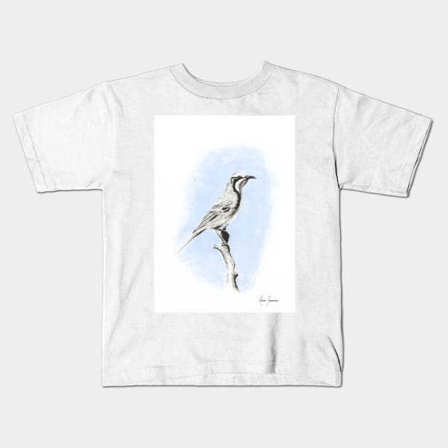 Tawny Crowned Kids T-Shirt by AshvinHarrison